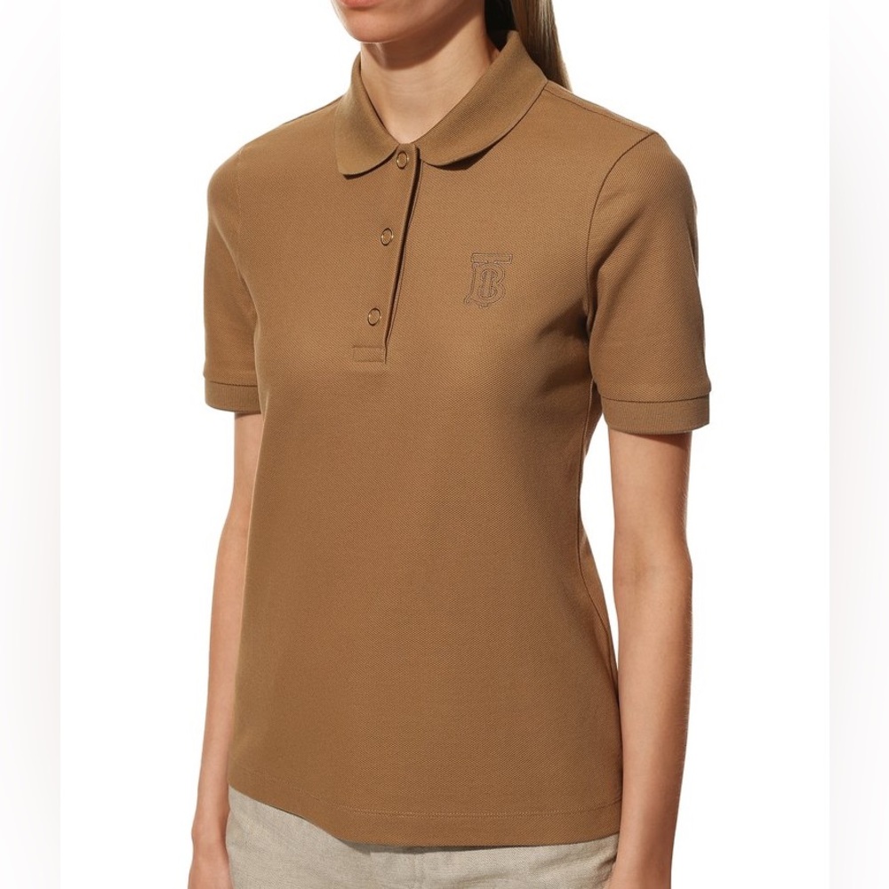 Burberry Womens Malleco Polo Cotton Shirt